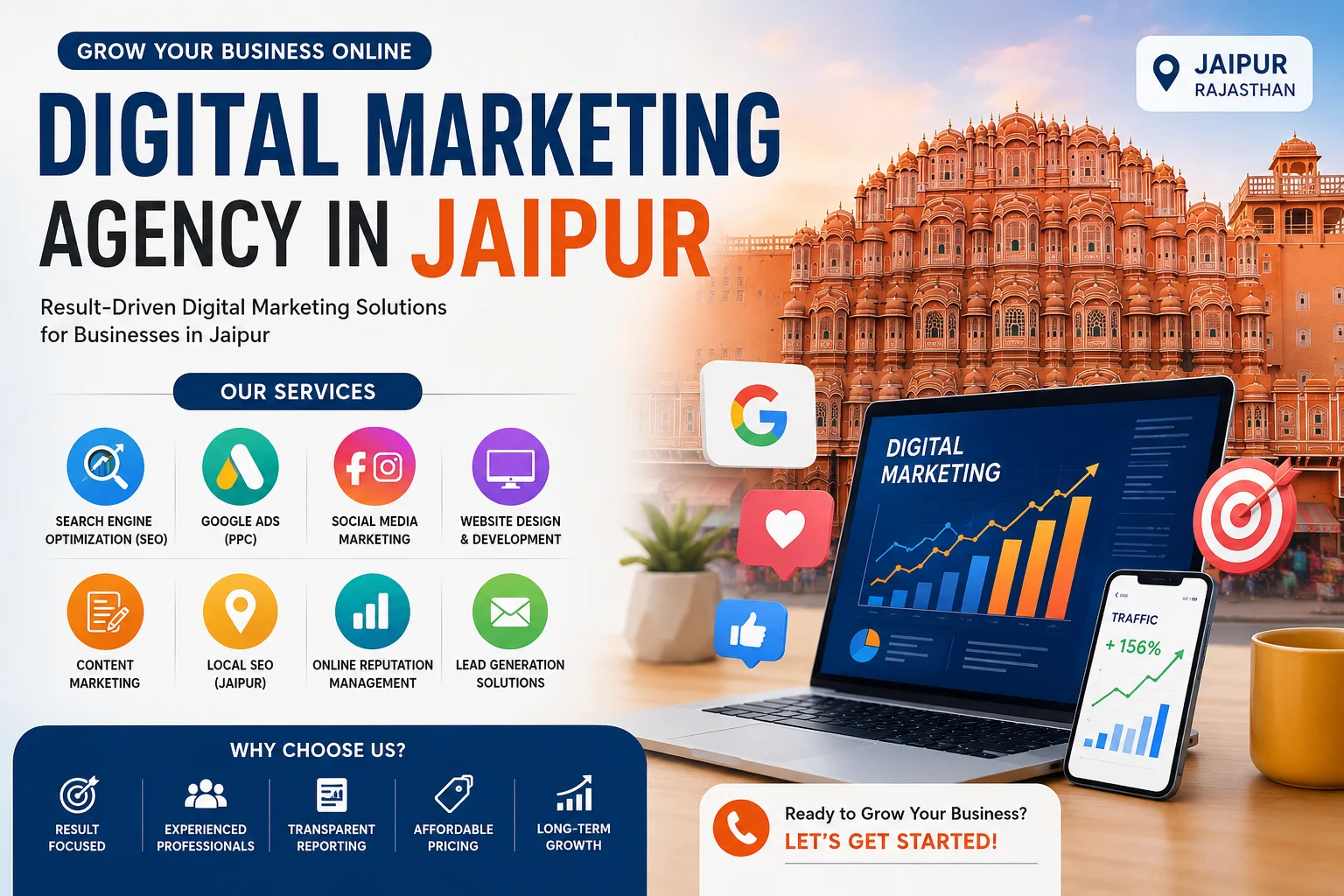 Digital Marketing Agency in Jaipur: Grow Your Business with Result-Driven Digital Marketing digital marketing agency